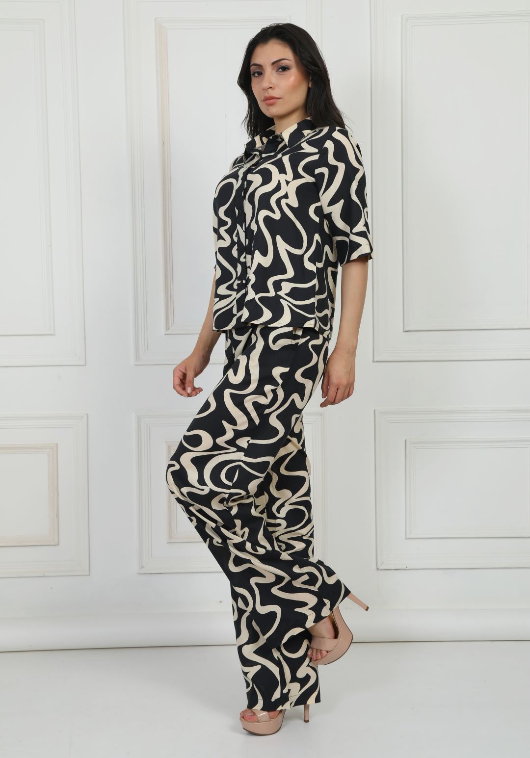 Blunt Woman Printed Co-Ord Set for Girl