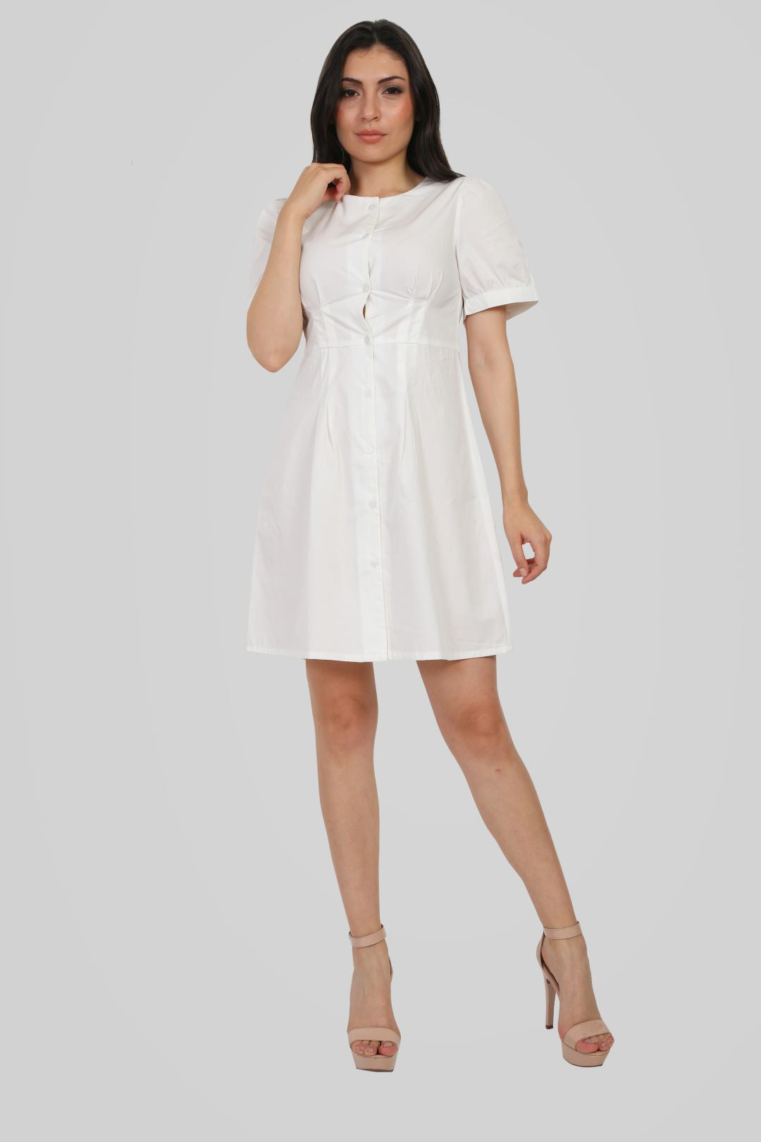 BW Pearl Whisper Dress l  White One-Piece