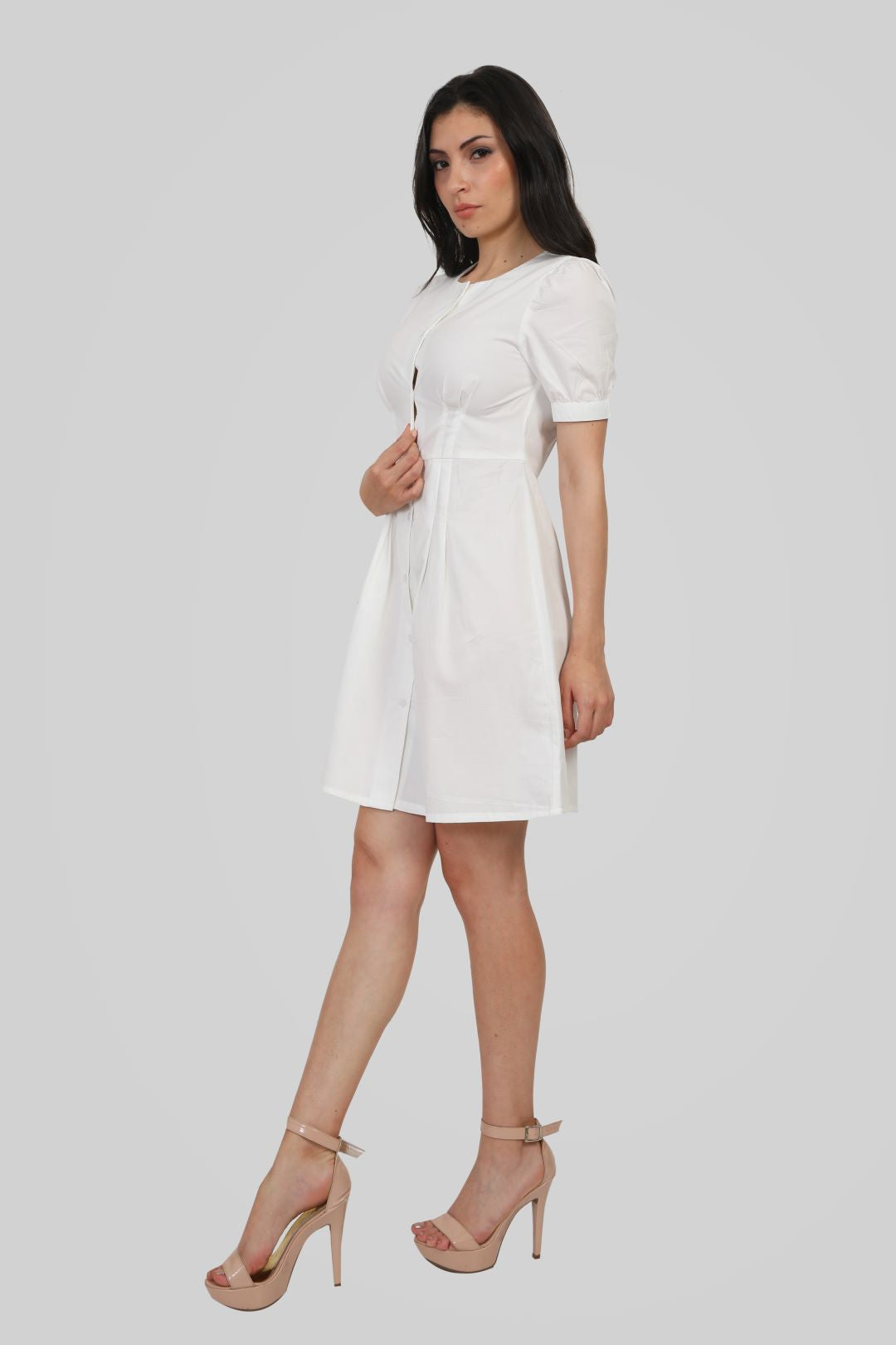 BW Pearl Whisper Dress l  White One-Piece
