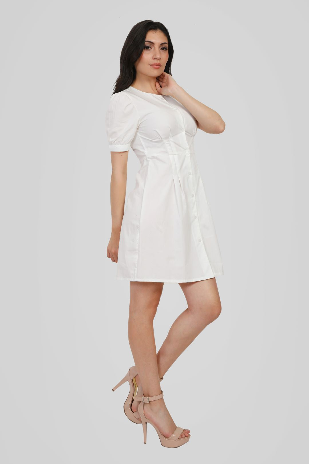 BW Pearl Whisper Dress l  White One-Piece