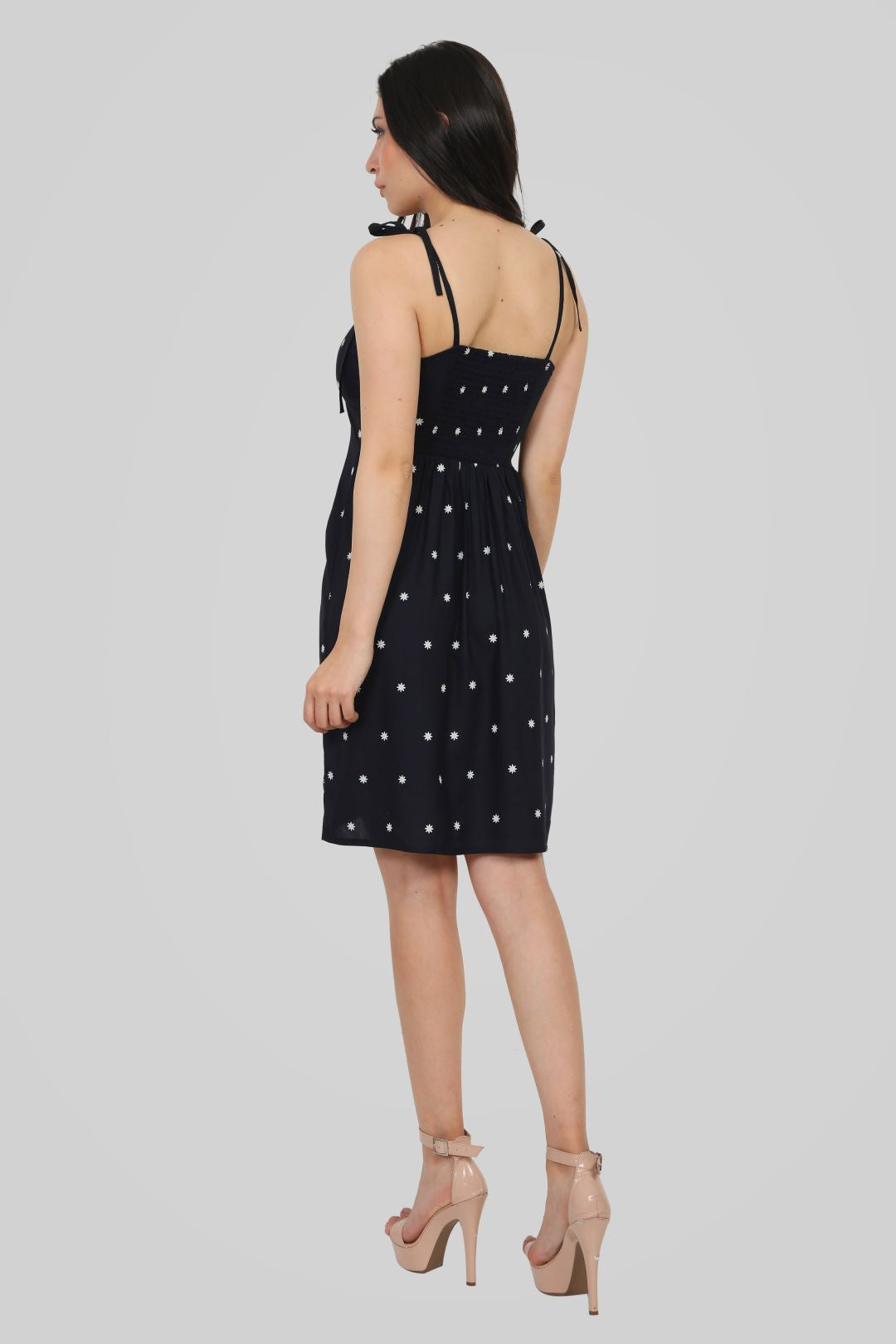 Blunt Woman Polka Dot Black Dress